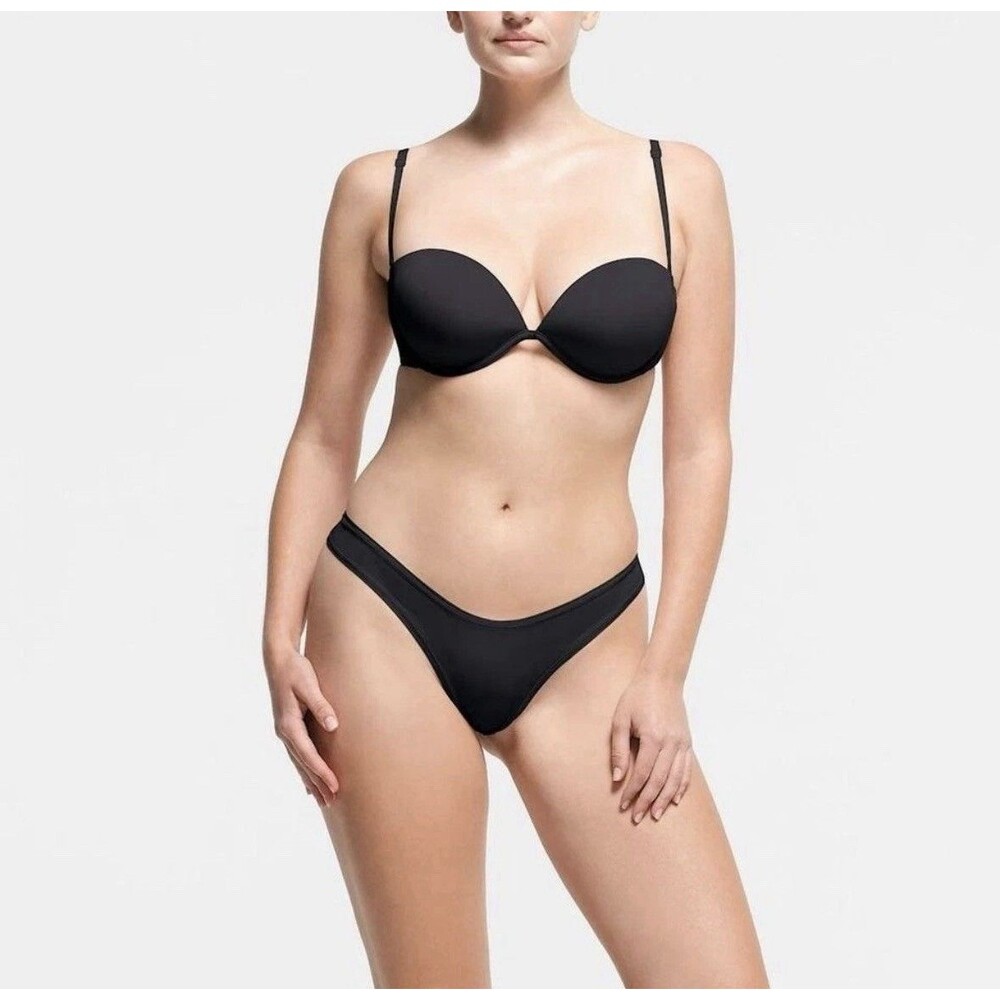 NWT Skims Multi-way Underwire Bra Black 32DDD Strapless Convertible 5-Way